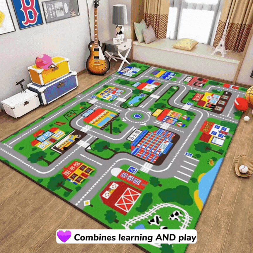 Educational Roadway Play Mat